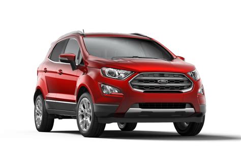 2021 Ford EcoSport Exterior & Interior Color Options.